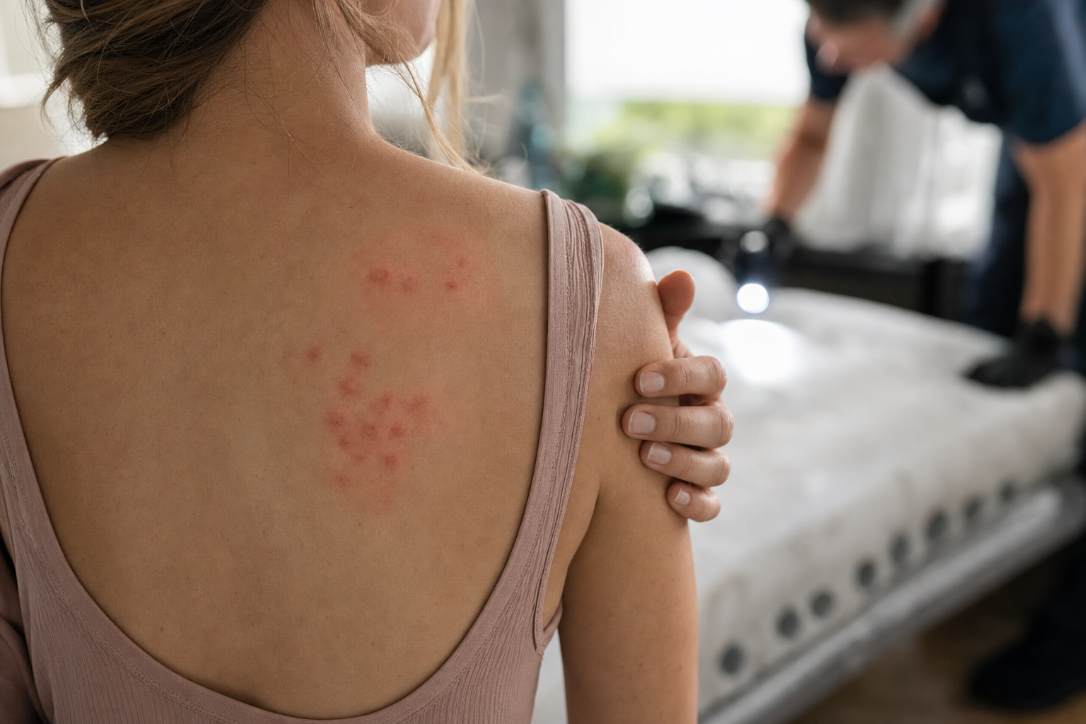 So lassen sich Bettwanzen Bisse erkennen und von anderen Stichen unterscheiden